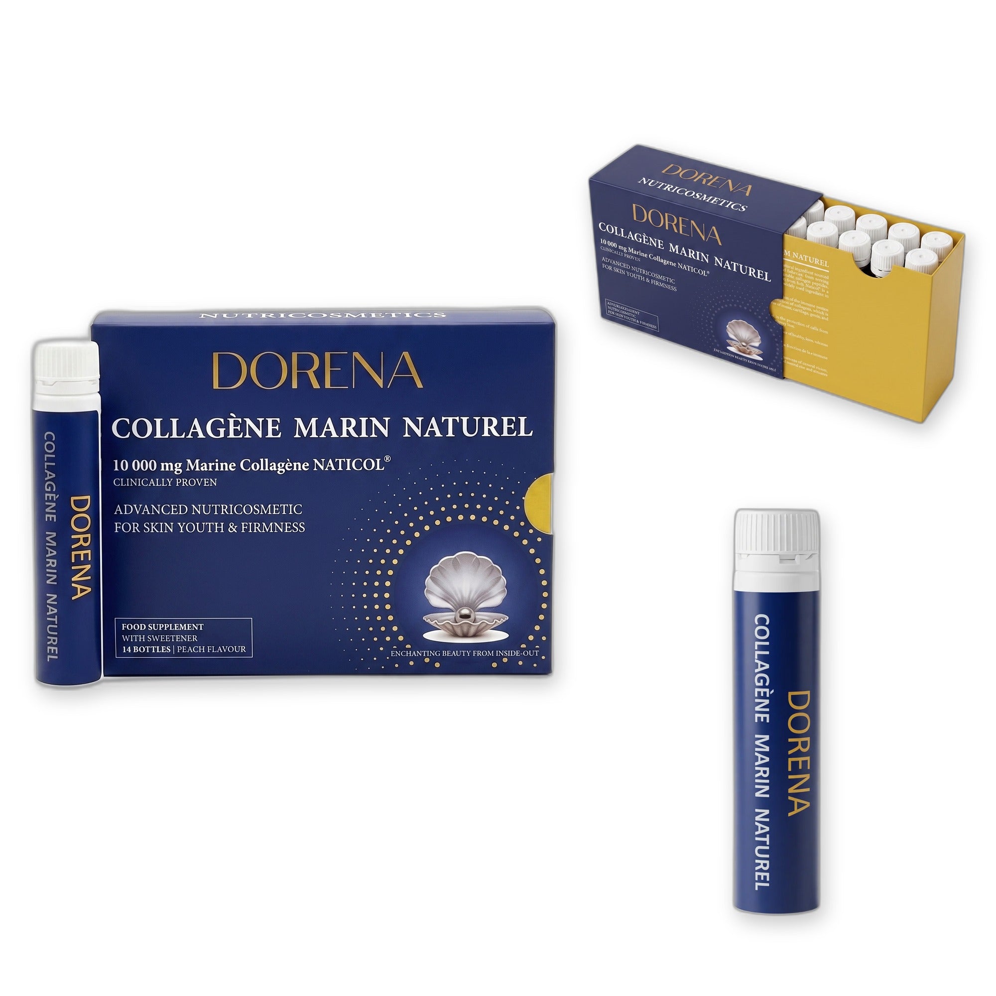DORENA Collagène Marin Naturel – Marine Collagen Shots